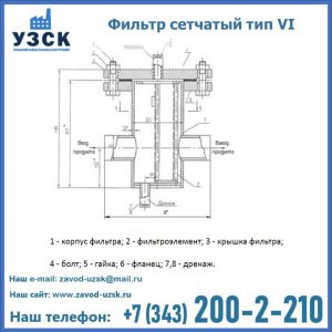Фильтр сетчатый ФС по Т-ММ-11-2003 в Керчи