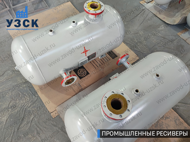 фотография промышленных ресиверовдля газа Керчь